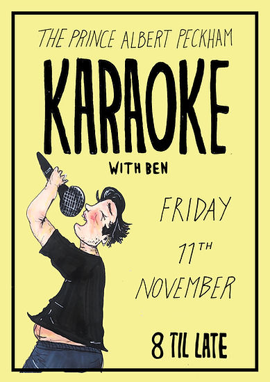 KARAOKE POSTER ALBERT
