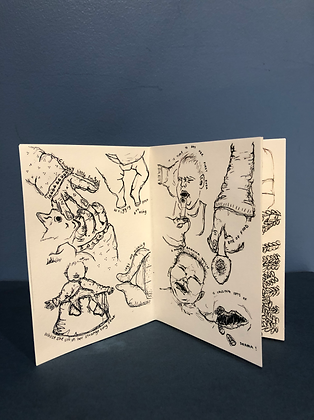 Discover the chaotic yet repetitive nature of caring for a baby through this heartfelt zine documenting a day spent with my niece. Explore the joys and challenges of childcare in a heartfelt and insightful narrative, illustrated with on-scene reportage illustrations capturing precious moments.