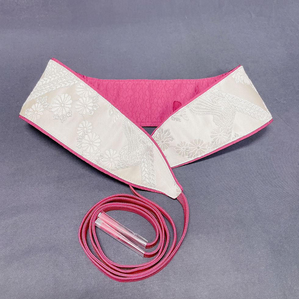 Thumbnail: 12 cm Handmade Obi Belt