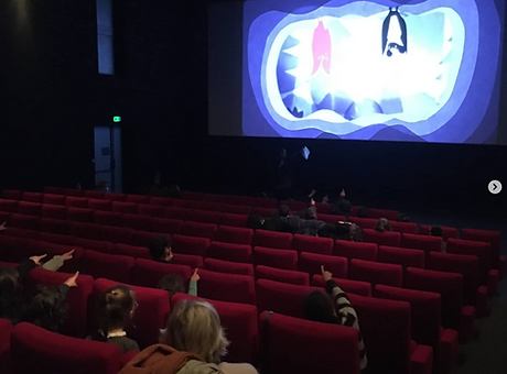 seance cinema, ecole primaire et maternelle