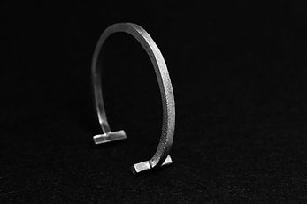 Silberarmreif aus massivem Silber