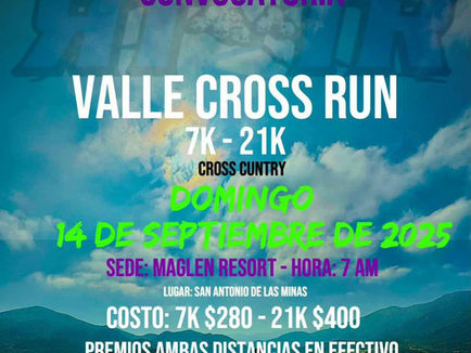 Convocan a carrera Valle Cross Run 7K y 21K en Ensenada