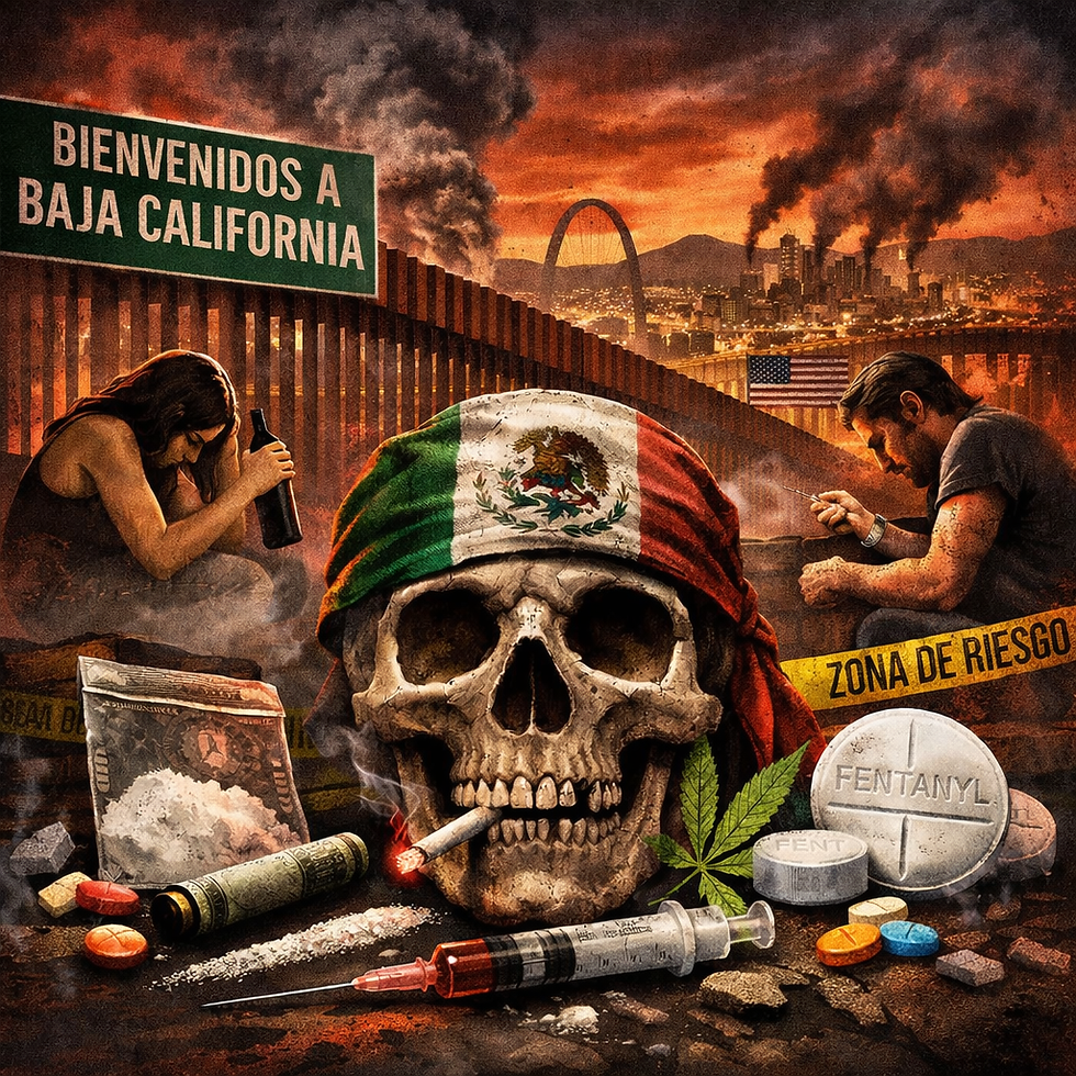 Baja California, en el epicentro del consumo de drogas