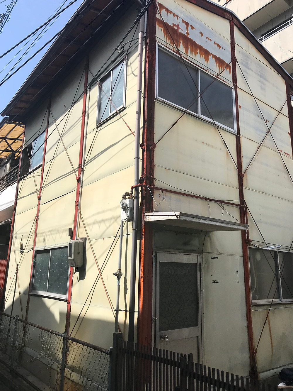 築40年プレハブ倉庫
