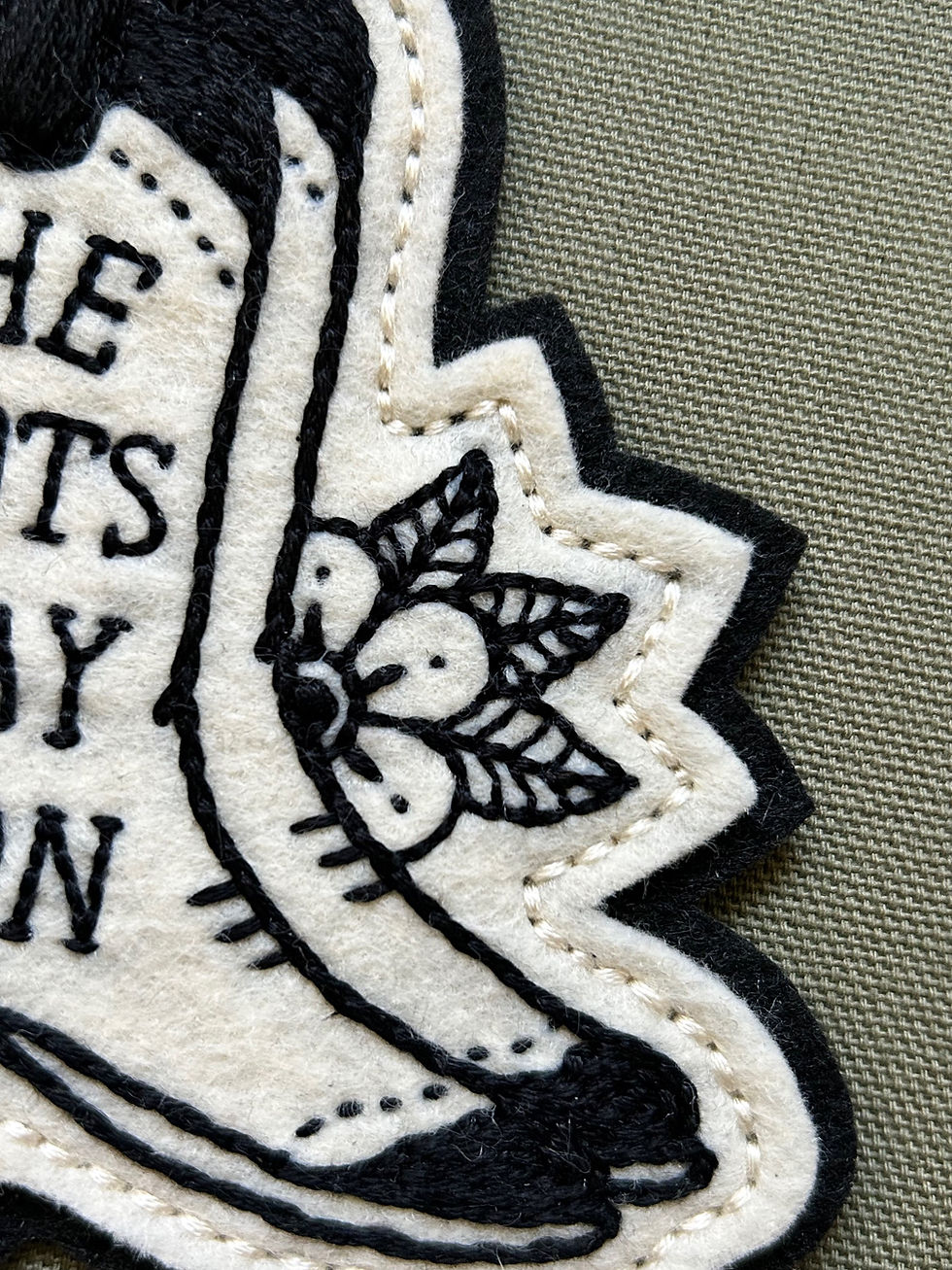 Thumbnail: The Boots Stay On boots patch
