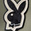 Thumbnail: Playboy bunny black & white felt patch 