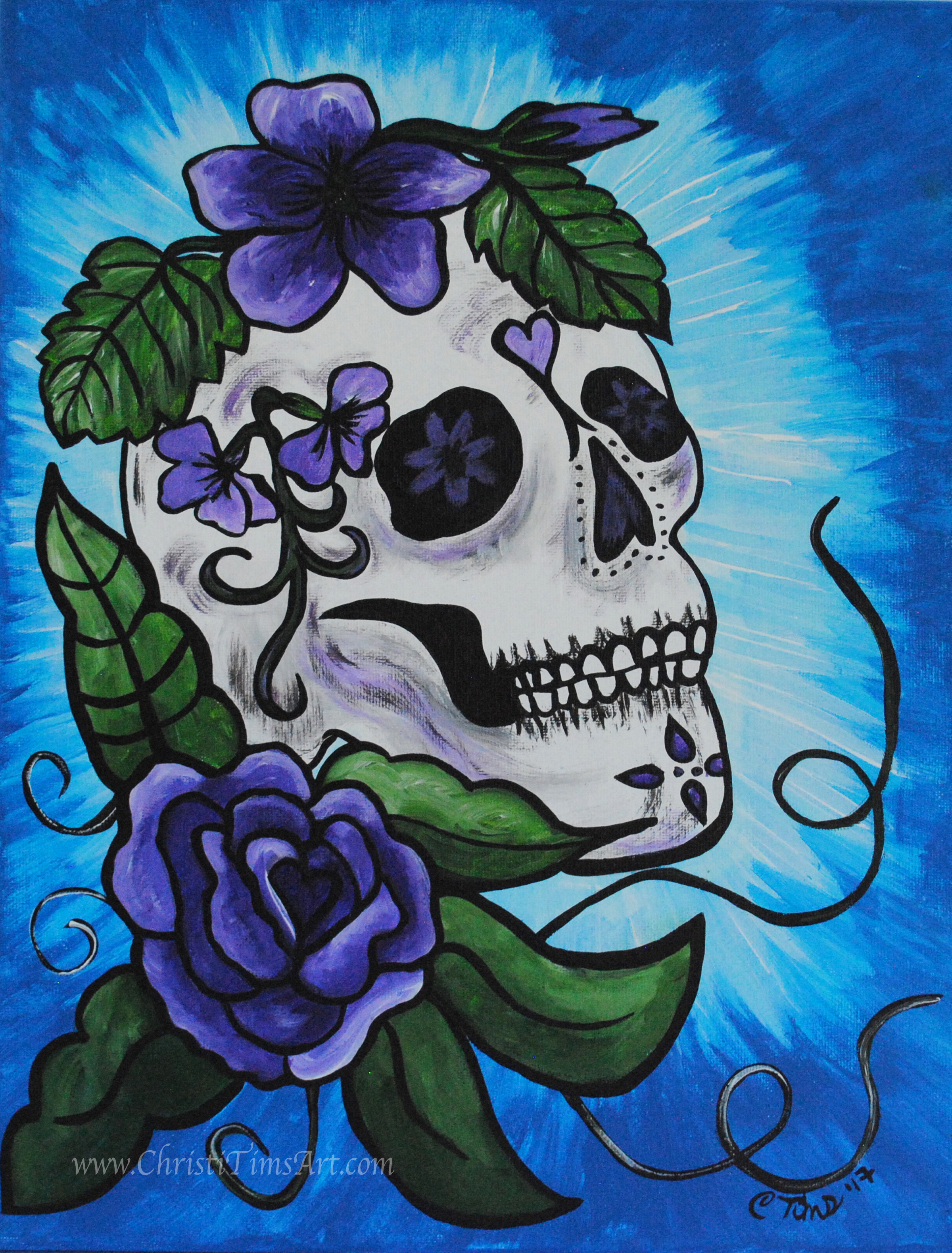 Sugar Skull by Christi Tims