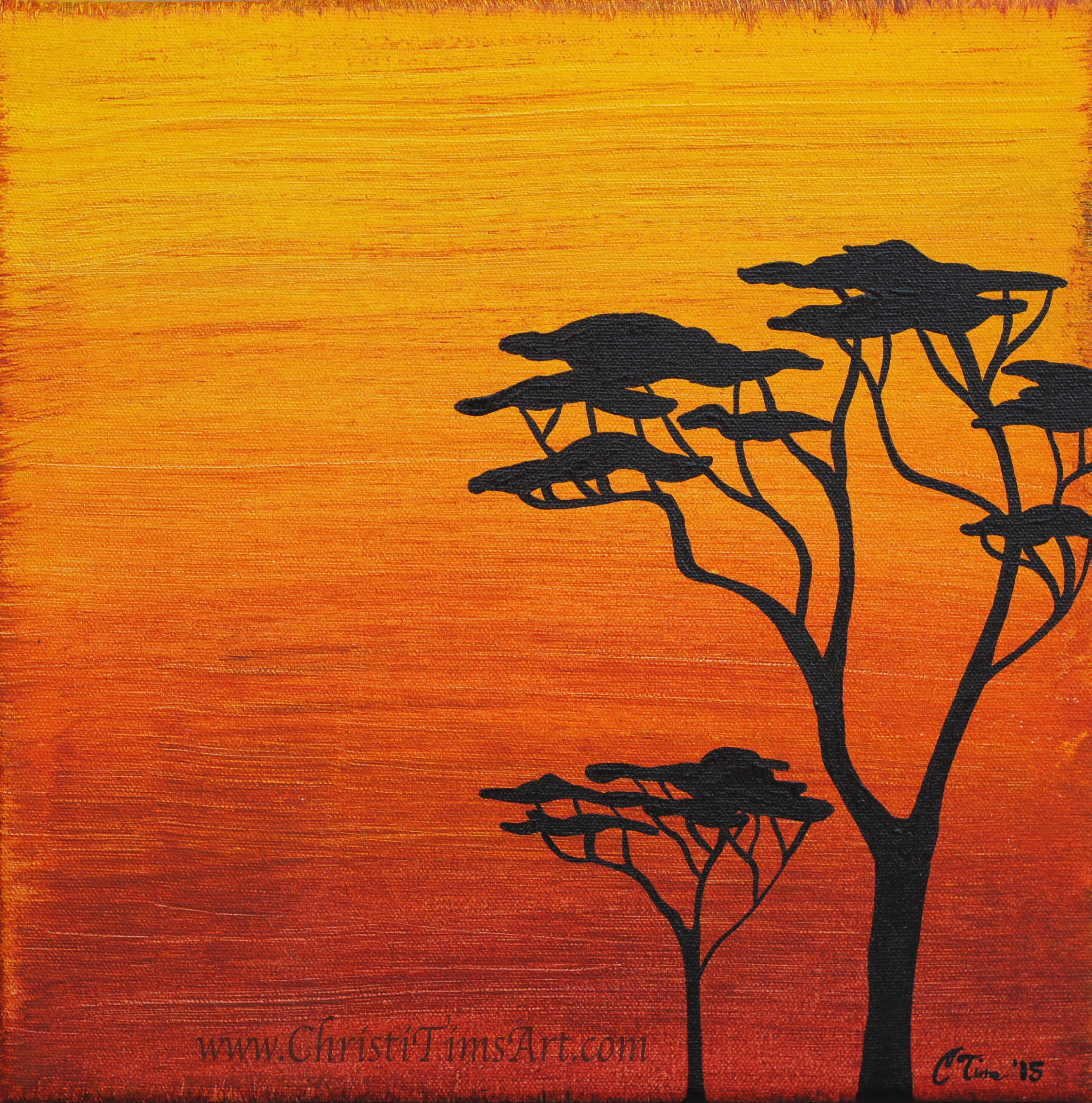 Safari Trees Christi Tims Art