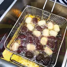 Freshly fried churros at a live churros station rental in Singapore