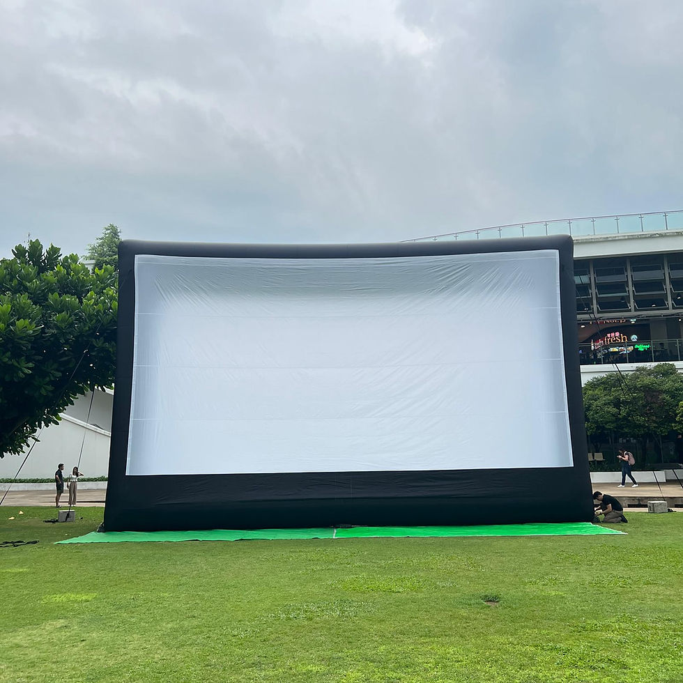 Thumbnail: inflatable movie screening