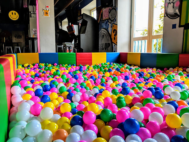 Ball pit rental Singapore - Lego, white and modular ball pits by Eventguru