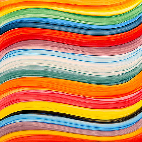 Wavefield #374, after a Palette by Pirez da Evora, 2026, 12_ x 12_, 30cm x 30cm, oil on bo