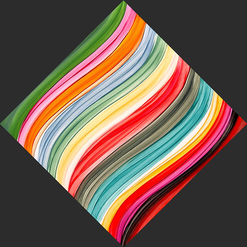 Wavefield #385, after a Palette by Ivan Rutkovych (c. 1650- c.1708), 2026, 12_ x 12_, 30cm