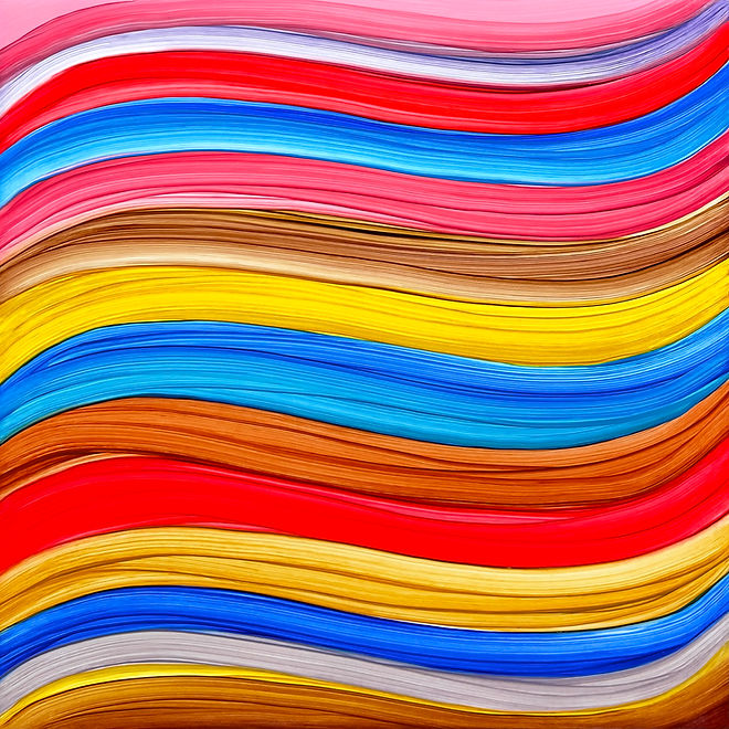 Wavefield #388, after a Palette by Cimabue (1240-1302), 2026, 12_ x 12_, 30cm x 30cm, oil