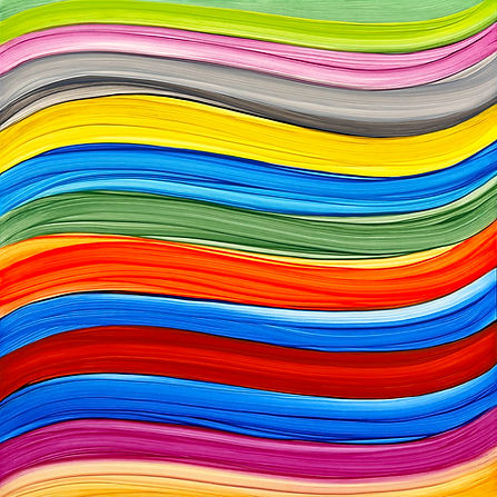 Wavefield #373, after a Palette by Giovanni Di Paolo, 2026, 12_ x 12_, 30cm x 30cm, oil on