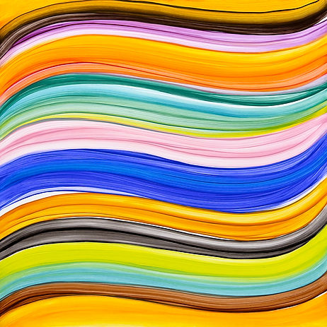 Wavefield #277, after Palettes by Lee Krasner and Joan Mitchell, 2026, 12_ x 12_, 30cm x 3