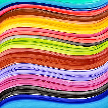 Wavefield #360, after a Palette by Hildegard von Bingen, 2026, 12_ x 12_, 30cm x 30cm, oil