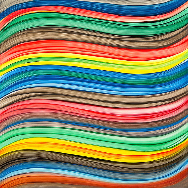 Wavefield #380, after a Palette by Prior Petrus (Silos Beatus, c. 1109), 2026, 12_ x 12_,