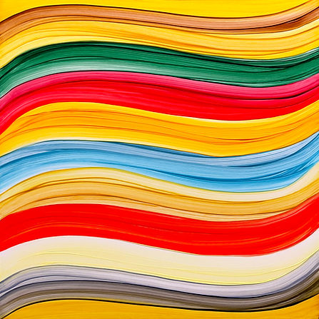 Wavefield #354, after a Palette by Hildegard von Bingen, 2026, 12_ x 12_, 30cm x 30cm, oil