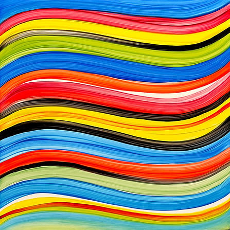 Wavefield #357, after a Palette by Hildegard von Bingen, 2026, 12_ x 12_, 30cm x 30cm, oil