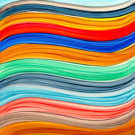 Wavefield #379, after a Palette by Simon Bening, 2026, 12_ x 12_, 30cm x 30cm, oil on boar