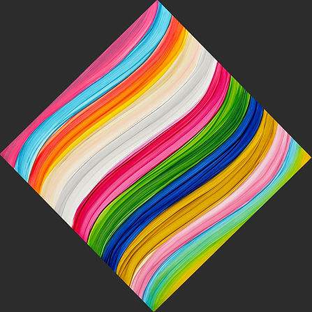 Wavefield #329, after a Palette by Carlo Criveli, 2026, 12_ x 12_, 30cm x 30cm, oil on boa
