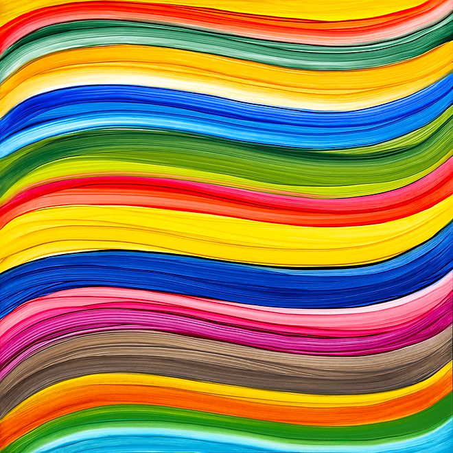 Wavefield #391, after a Palette by Cosme Tura (1430-1495), 2026, 12_ x 12_, 30cm x 30cm, o