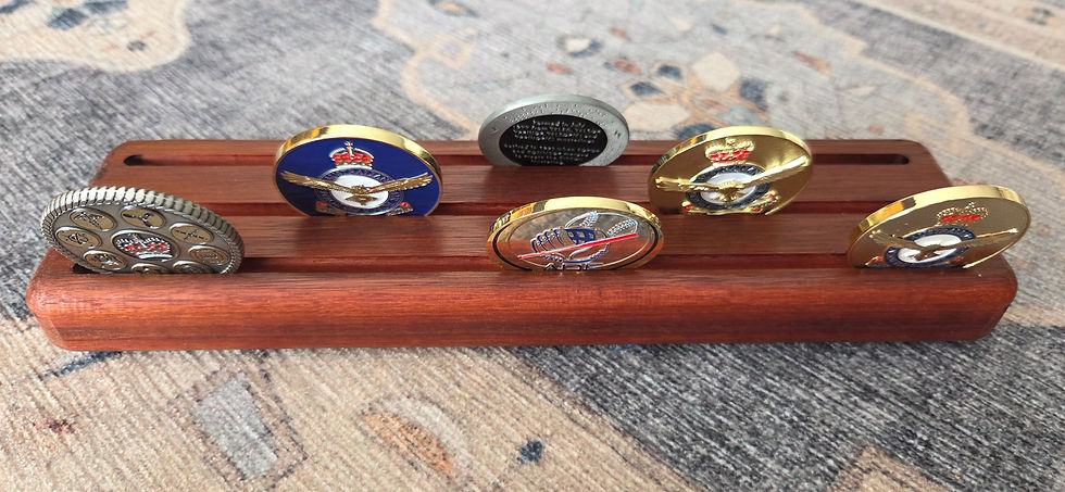 Thumbnail: Recycled Bluegum hardwood coin display