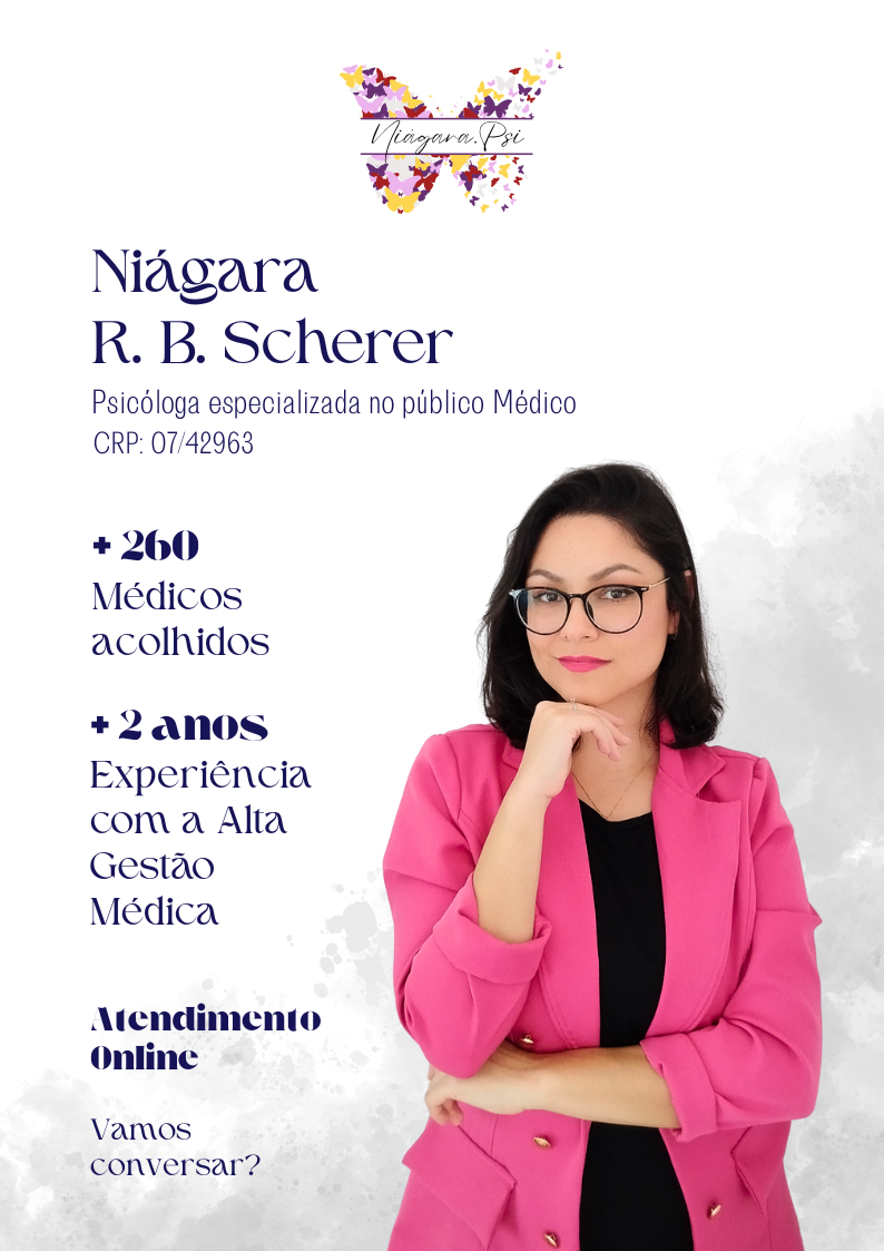 Psicóloga especializada em público médico
