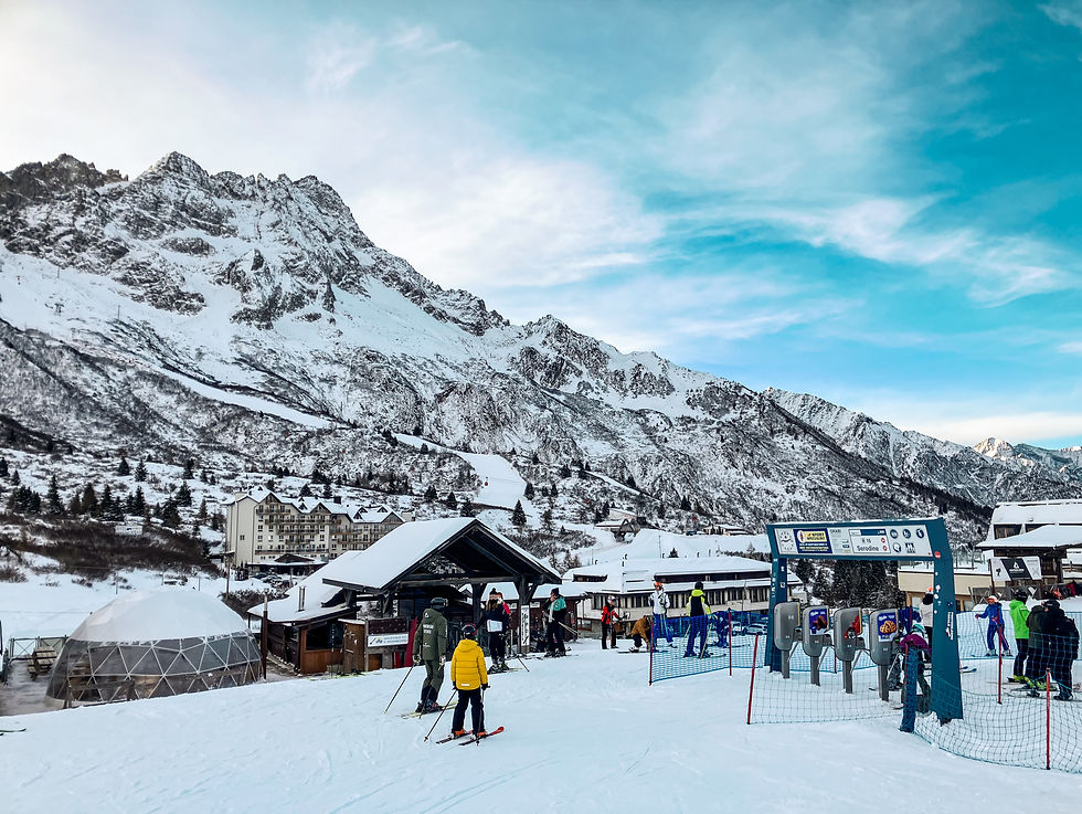 Blue skies ready for our teachers and staff to hit the slopes