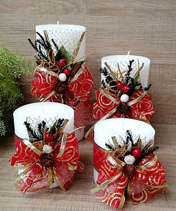 VELAS DECORADAS NATAL