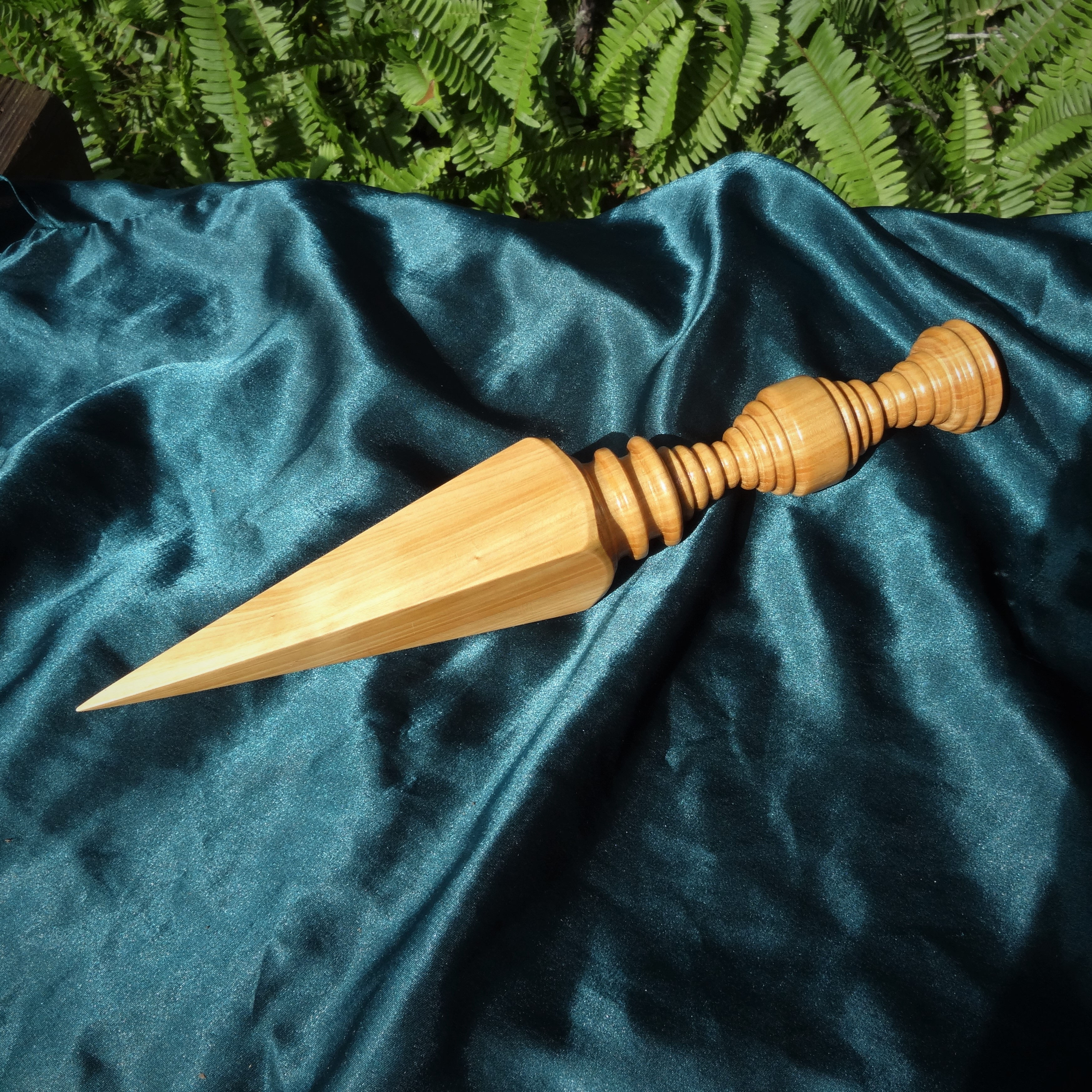 Solid Cypress Wood 13 1/2 Inches Vampire Stake Slayer Cosplay Hunter