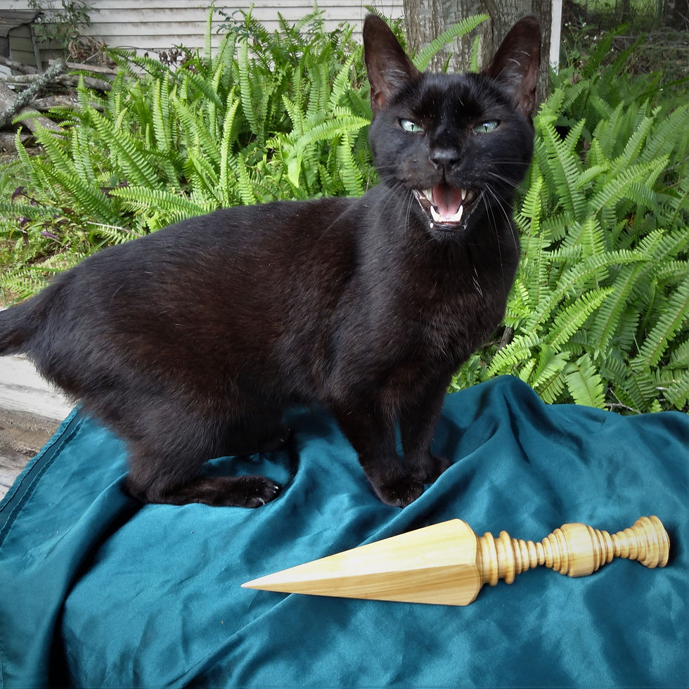 Thumbnail: Solid Cypress Wood 13 1/2 Inches Vampire Stake Slayer Cosplay Hunter