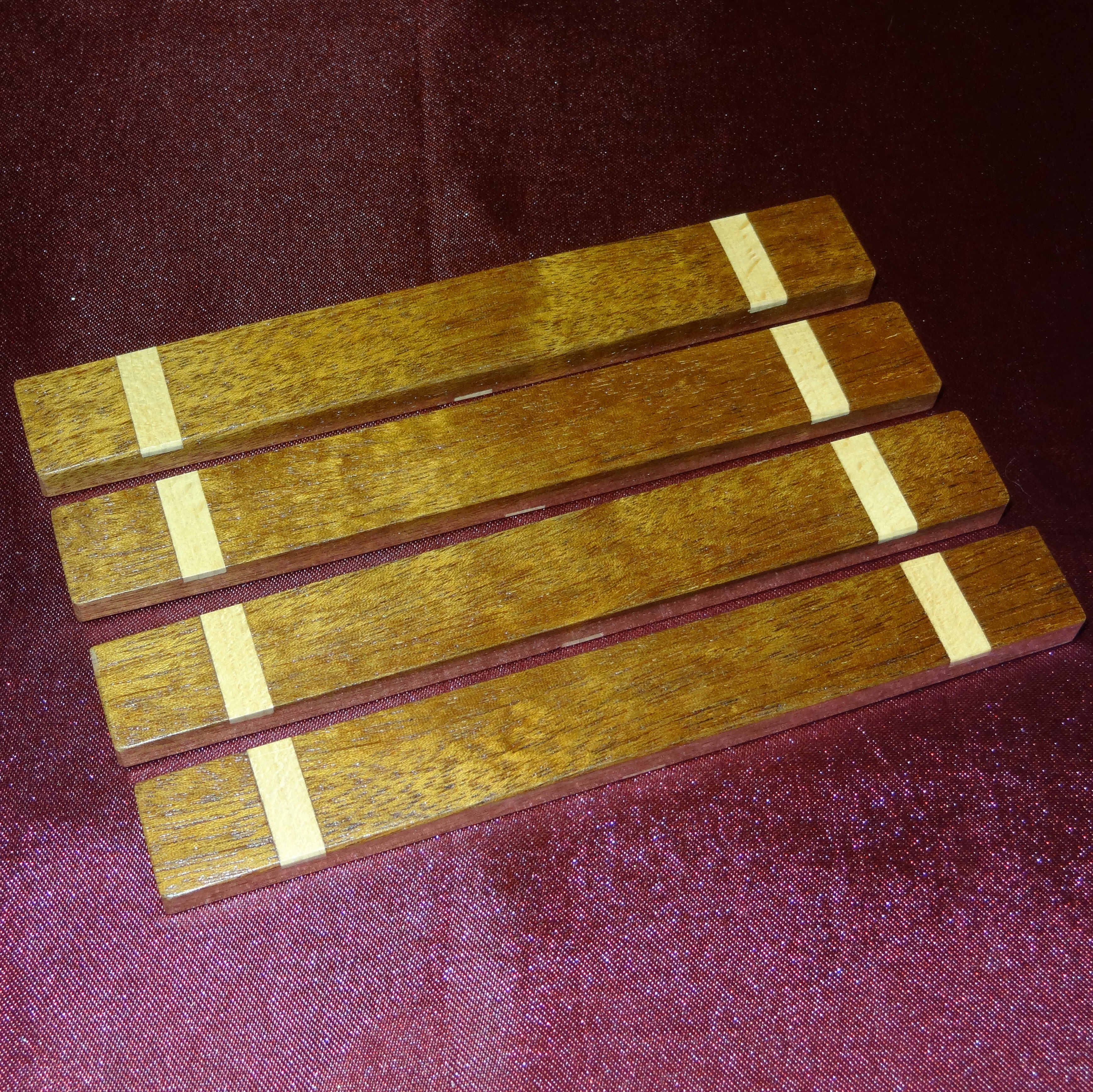 Jatoba with German Beech inlay Casting Sticks