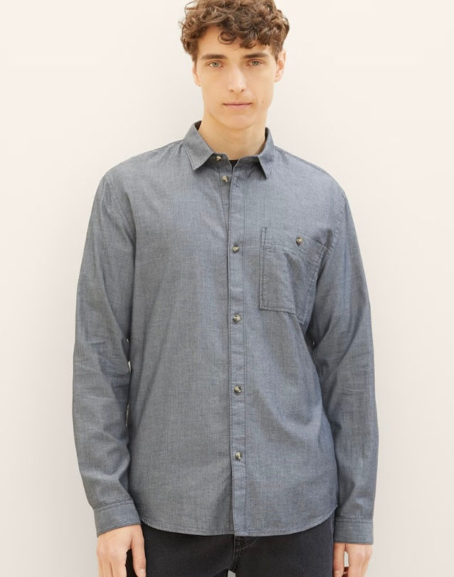 Mini herringbone shirt