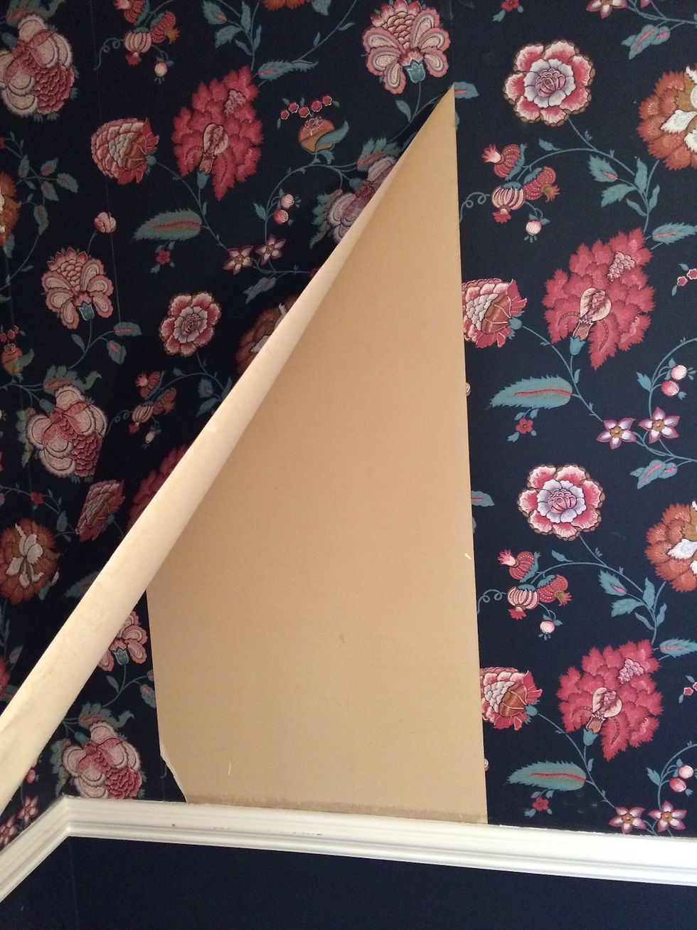 Wallpaper removal going well
