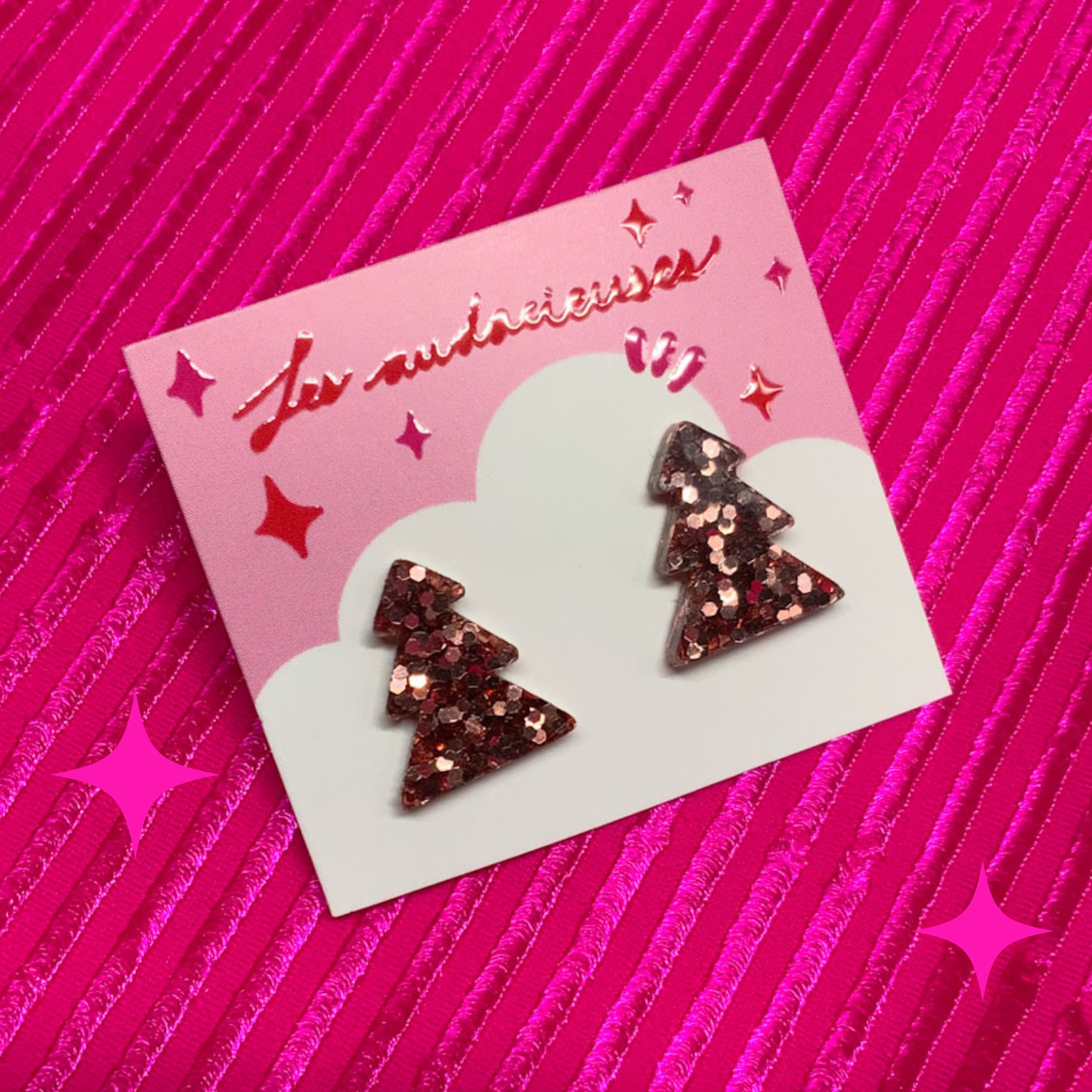 Petits sapins en CANNEBERGES SUCRÉES