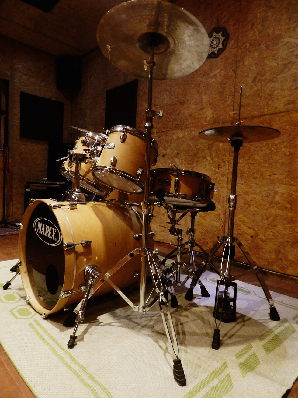 Sala de ensaio e gravação