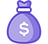 Ícone de funil de vendas e CRM