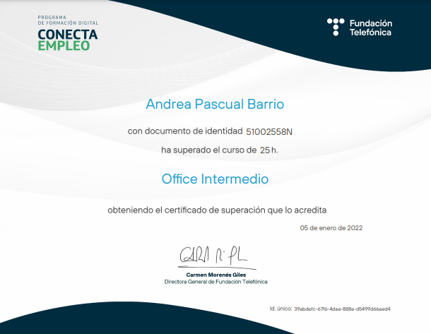 Certificado Microsoft Office 365