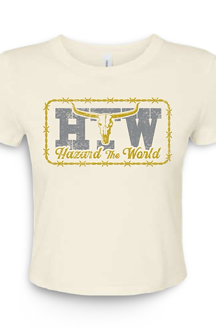 HTW Bull Skull Baby Tee