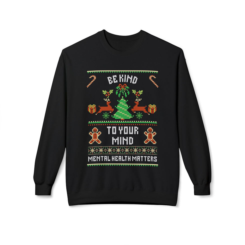 Thumbnail: Be Kind To Your Mind "Ugly Sweater" - Soft & Cozy