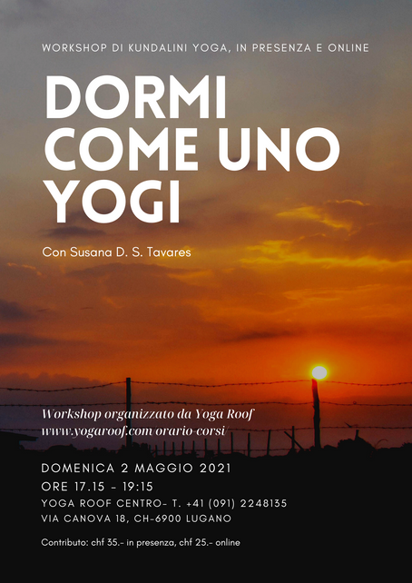 Dormi come uno Yogi, workshop