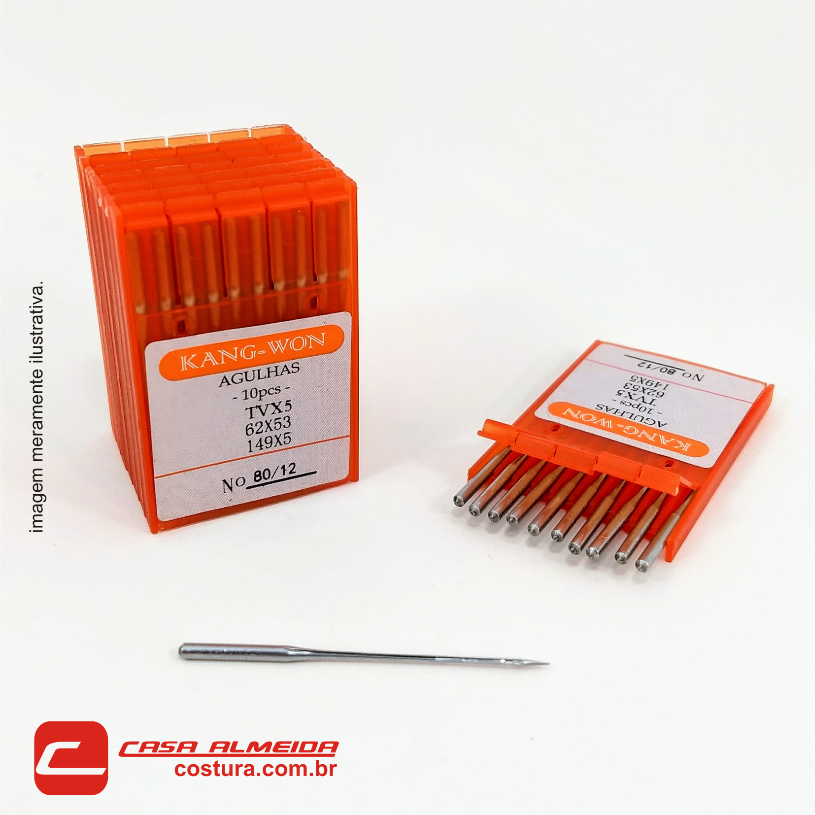 Agulha para Máquina de Costura Industrial KANG-WON TVx5