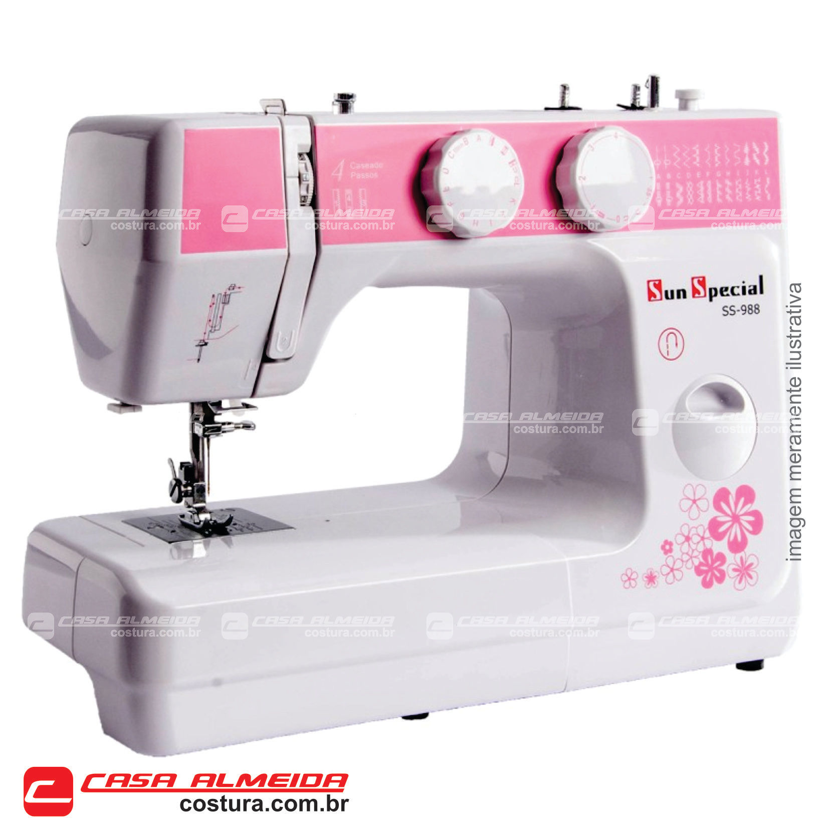 Máquina de Costura Doméstica Sun Lady SS-988