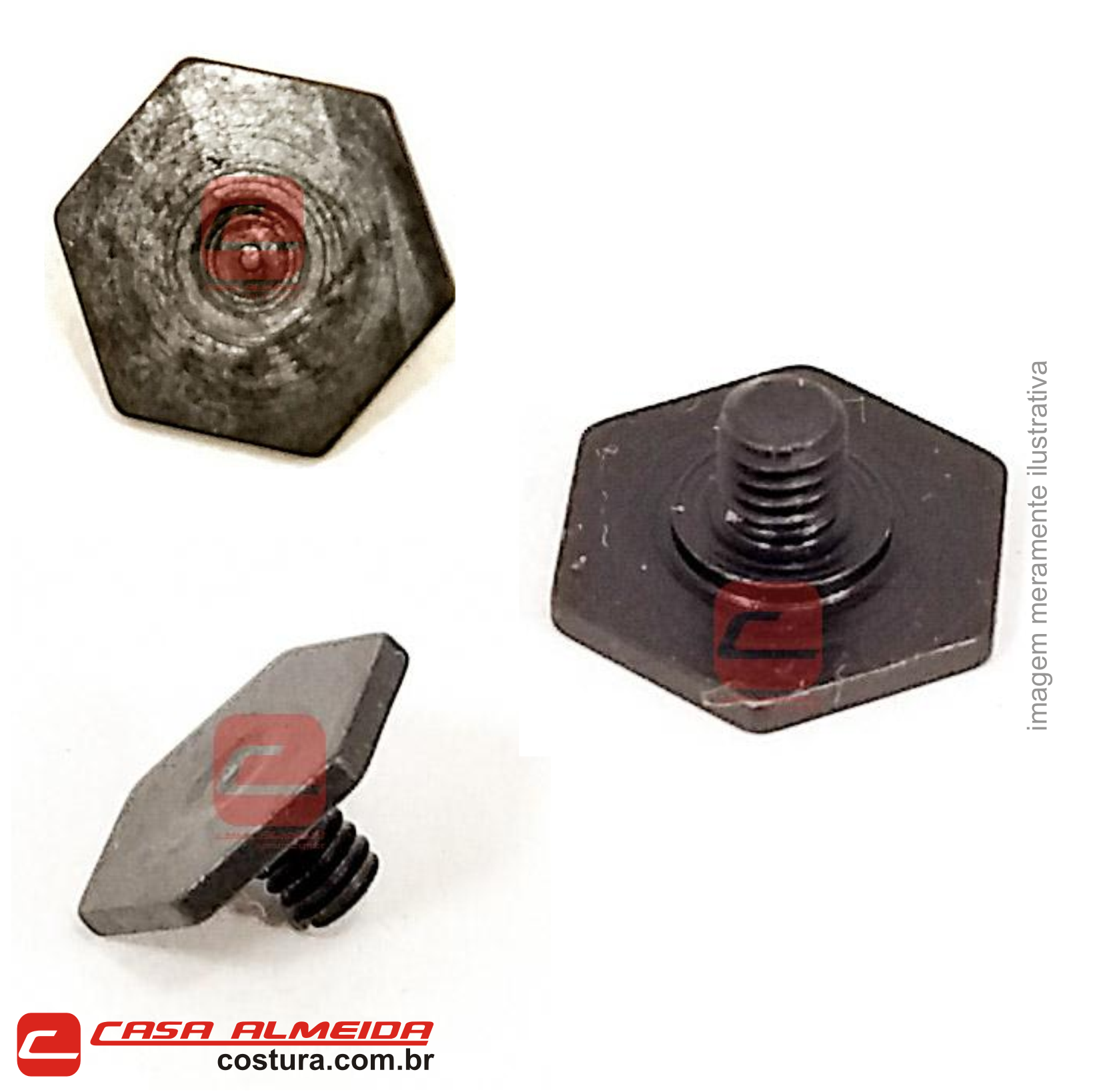 Parafuso da Faca Móvel Maquina Botoneira SD-0600095-TH