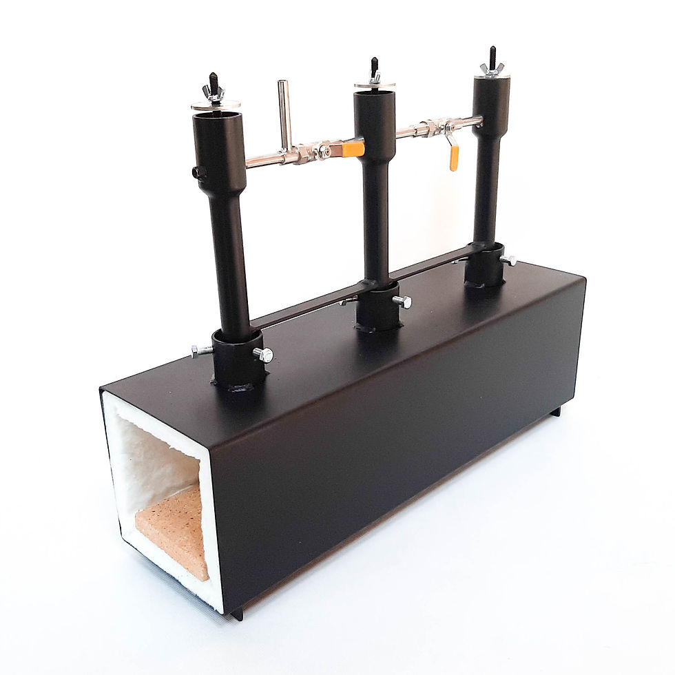 Miniatúra: Trojhoráková plynová vyhňa