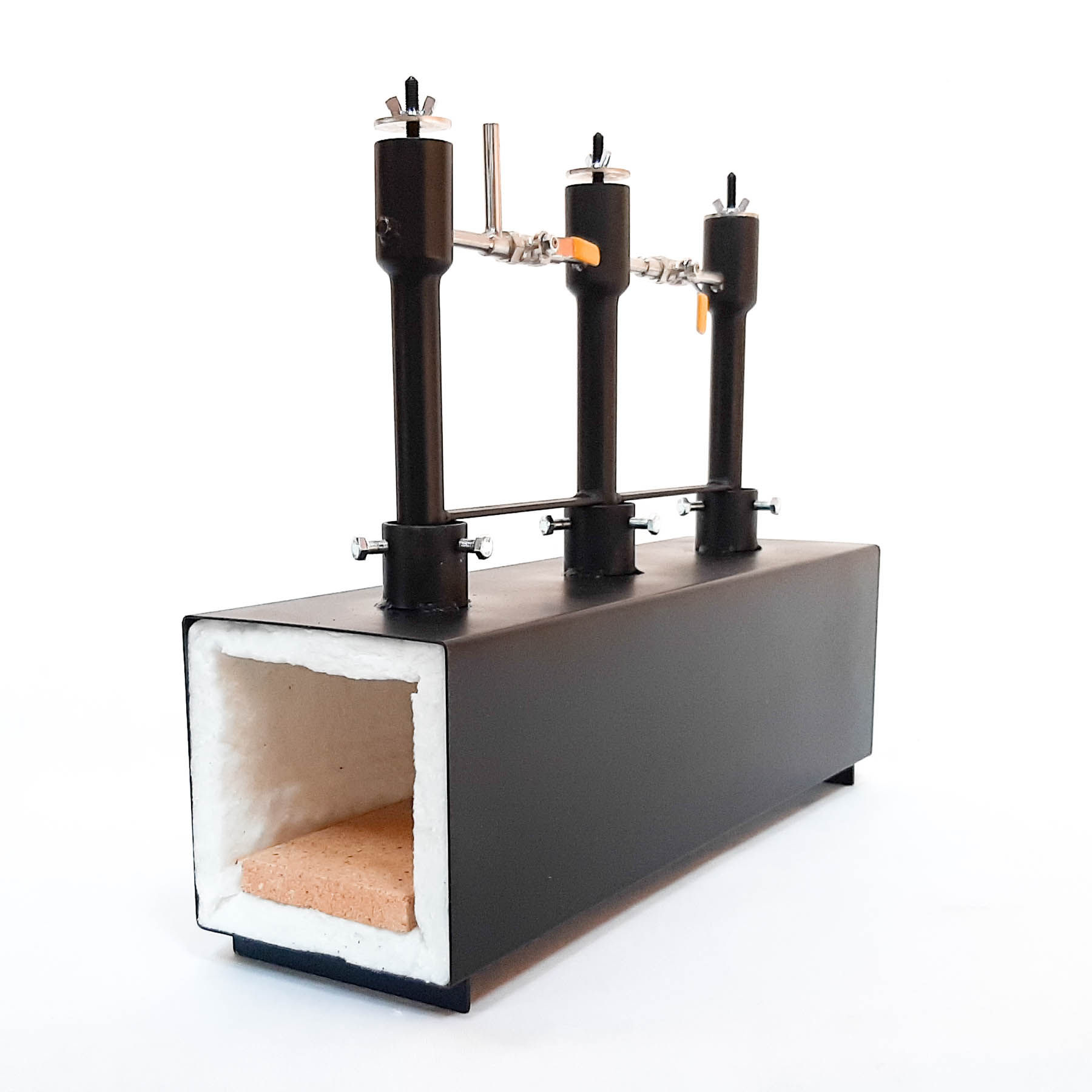 Trojhoráková plynová vyhňa