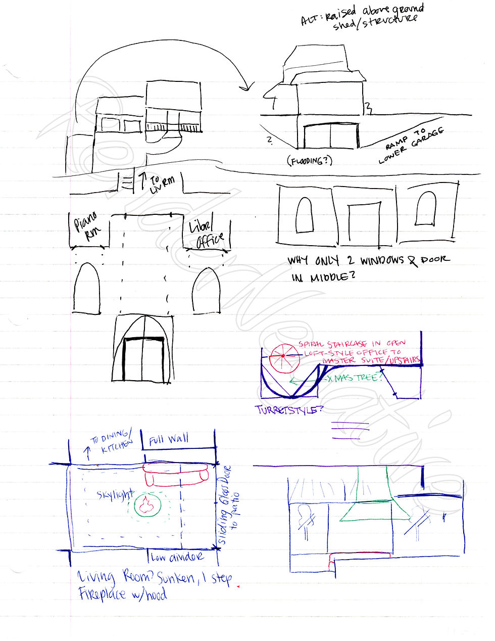 Concept elevations