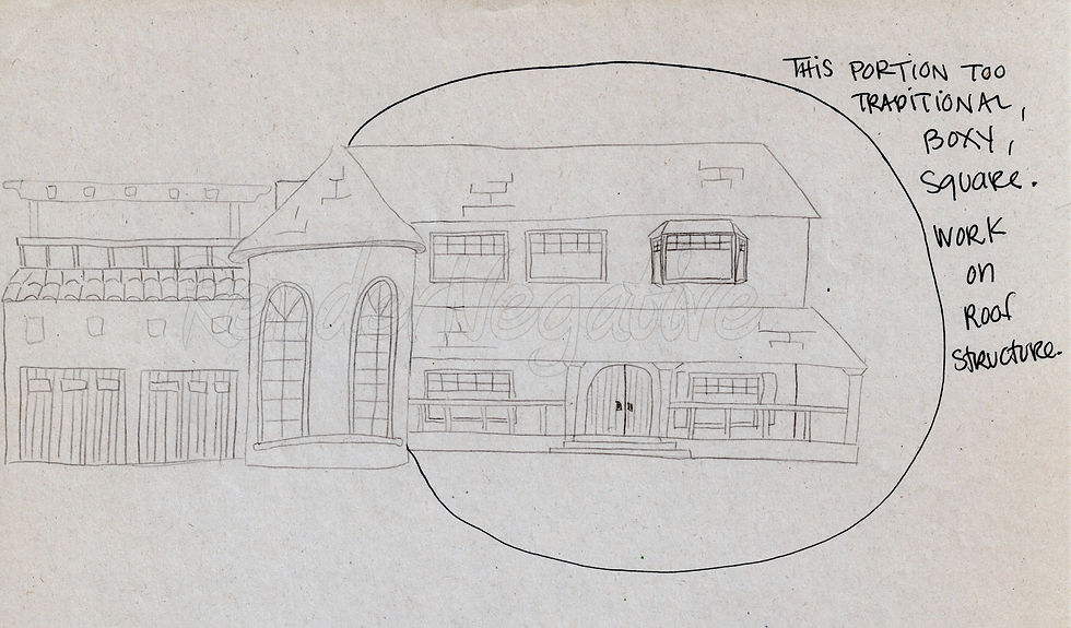 Exterior, front elevation
